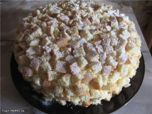 Торт Мимоза - все гениальное просто! 01