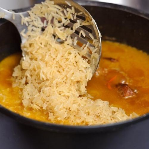 Узбекский плов.  Ингредиенты: 07