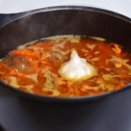 Узбекский плов.  Ингредиенты: 06