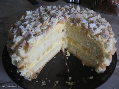 Торт Мимоза - все гениальное просто!