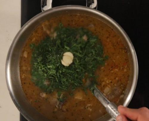 Острый супчик с чесноком. 06