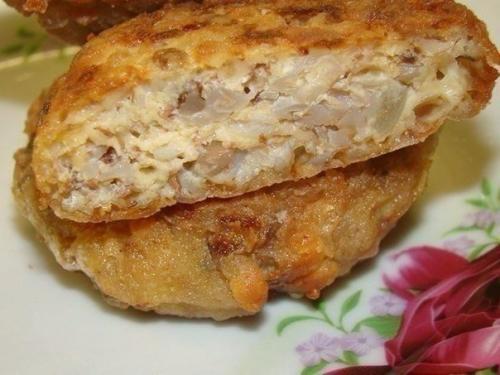 Котлеты гречневые.   Ингредиенты: