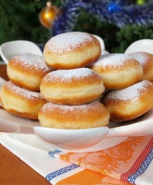 Пончики Нежнейшие.   Ингредиенты: