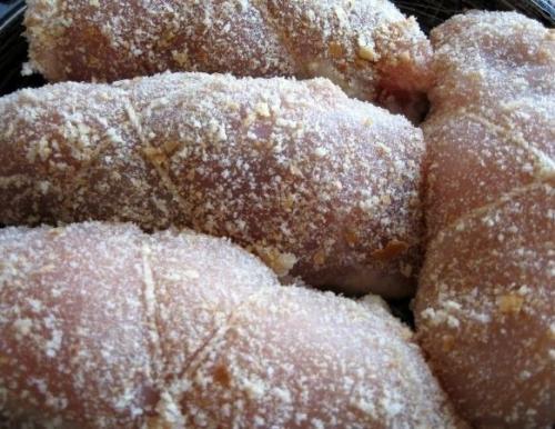 Куриные рулетики с грибами. 06
