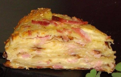 Сырный пирог. Для любителей сыра.