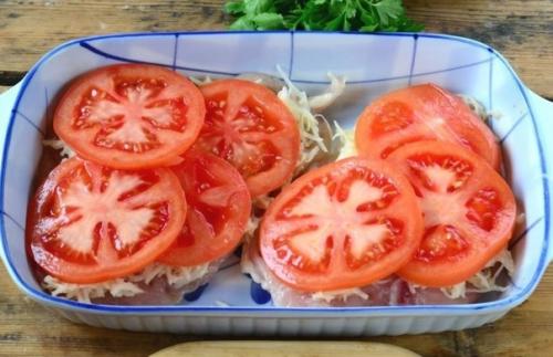Сочное куриное Филе с картошкой под шубкой. 02