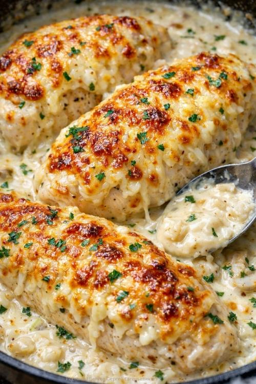 Сочнейшее куриное Филе в сливочном соусе - нежно, ароматно и готовится быстро. 

