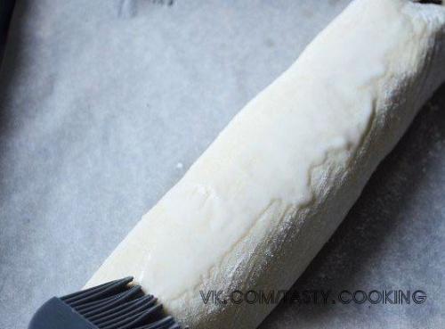 Творожное печенье - рулет с вареньем, орехами и изюмом. 06 Творожное печенье - рулет с вареньем, орехами и изюмом. 06