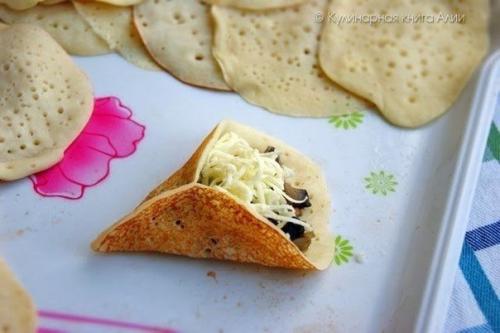 Блинчики с грибами и сыром? 02