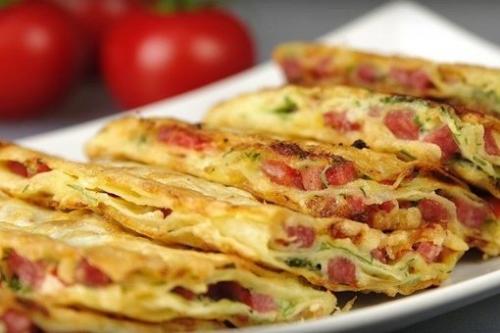 Вкусный рецептик из лаваша с начинкой.