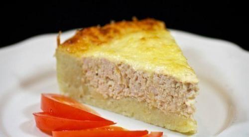 Картофельная запеканка с фаршем.