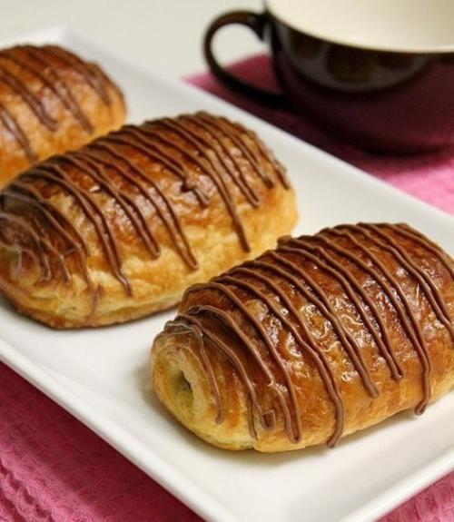 Круассаны с шоколадом. 09