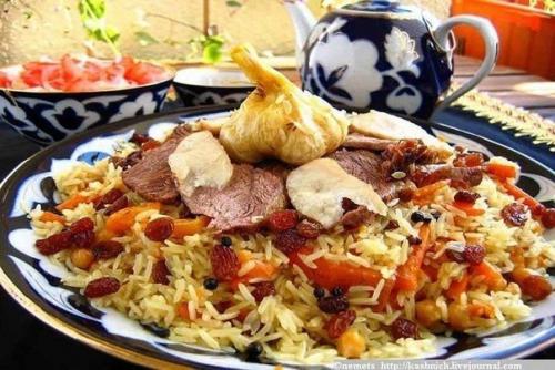 Узбекский плов.  Ингредиенты: 09