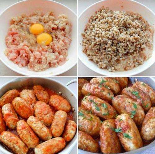 Гречаники.
Гречаники, приготовленные по этому рецепту, получаются аппетитными, сытными и очень вкусными. 
