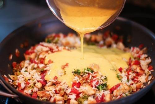 Рис с брокколи и курицей. 05