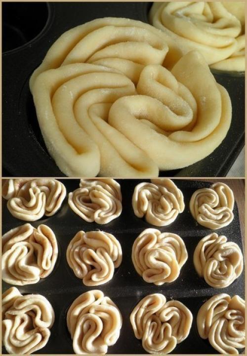 Рецепт сдобных булочек. Сдобные булочки. Пекутся они в форме для маффинов, поэтому такая необычная форма - не то булочка, не то кекс.