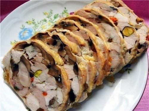 Куриный рулет 