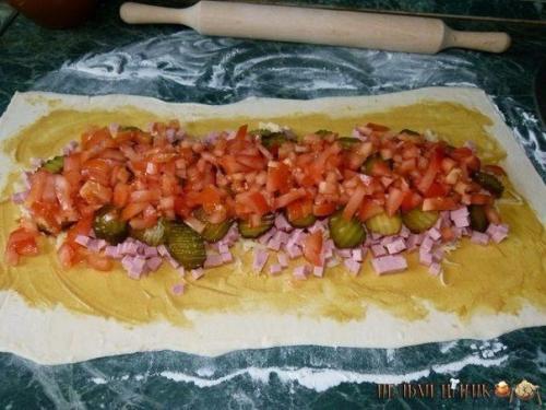 Голландский рулет.  Ингредиенты: 03