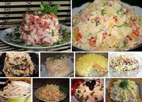 Топ - 10 самых быстрых салатов!  
