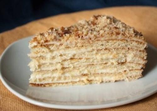 Торт со сгущенкой на сковороде. 01