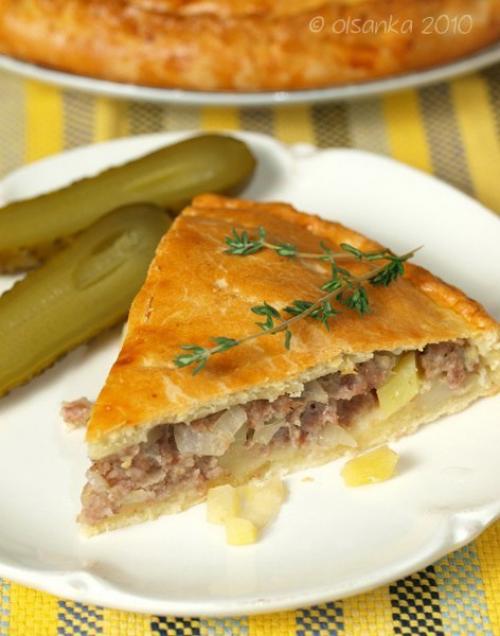 Пирог с мясом. 01