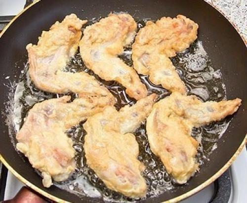 Крылышки в кляре. 04