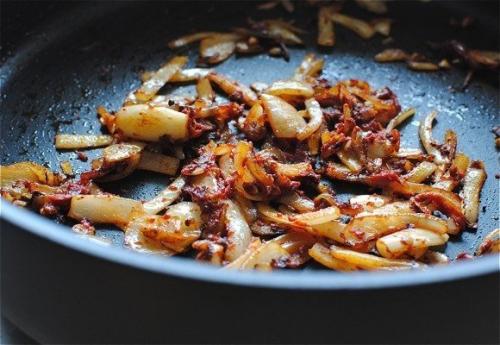 Жареные креветки с соусом. 04