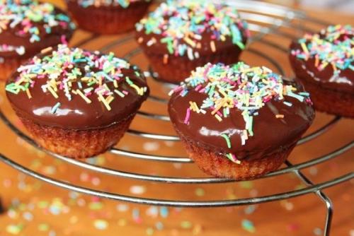 Банановые кексы с шоколадом. Банановые кексы с шоколадом.