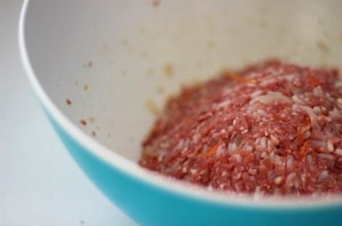 Фаршированные кабачки.  Ингредиенты: 05