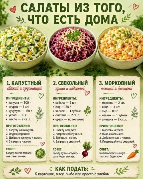 Салаты без дорогих продуктов - это не скучно, а очень вкусно. 04