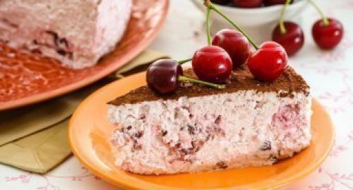 Творожно - ягодный торт (без выпечки. 04 Творожно - ягодный торт (без выпечки. 04