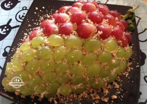 Салат Тиффани.  Ингредиенты: