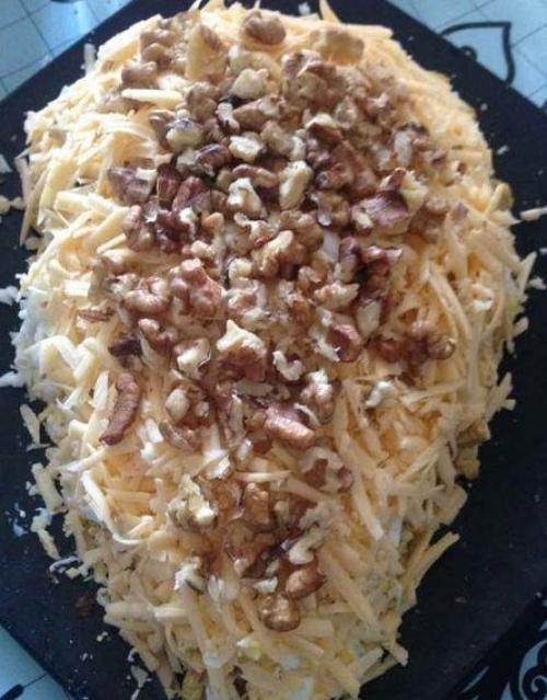 Салат Тиффани.  Ингредиенты: 04