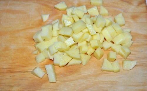 Очень вкусный овощной супчик с сырными клецками - шариками. 04