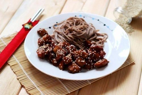 Курица в соусе терияки. Курица в соусе терияки.