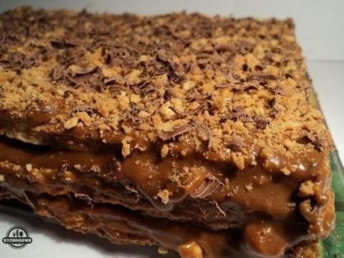 Торт со сгущенкой Сладкая Фантазия.