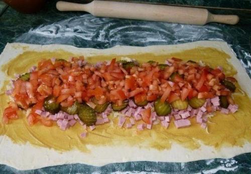 Голландский рулетик. Ингредиенты: 02