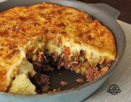 Английский пастуший пирог.