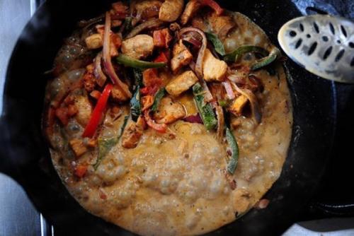 Острая паста с курицей. 09