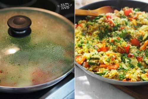 Рис с овощами а ля паэлья. 09
