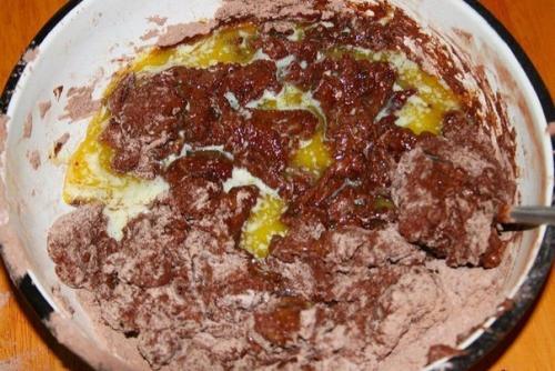 Маффины шоколадные.  Ингредиенты: 02