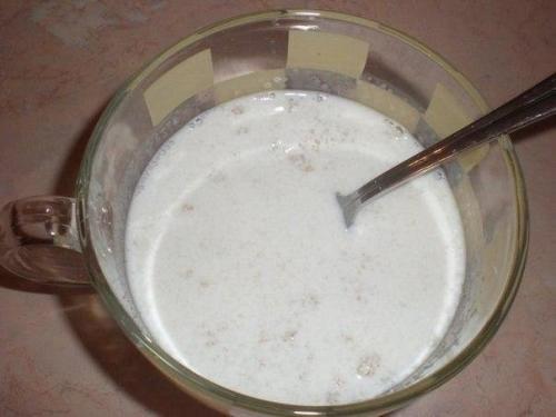 Творожный десерт с бананом. 01