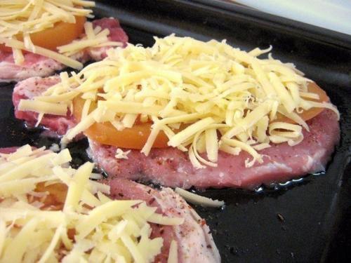 Мясо по-купечески ( с грибами). 03