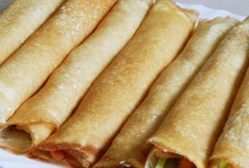 Блины с семгой и творожным сыром. 05