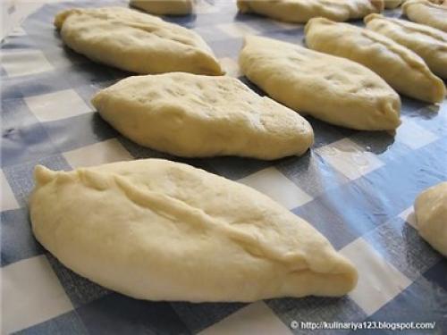 Жареные дрожжевые пирожки с картошкой. 05