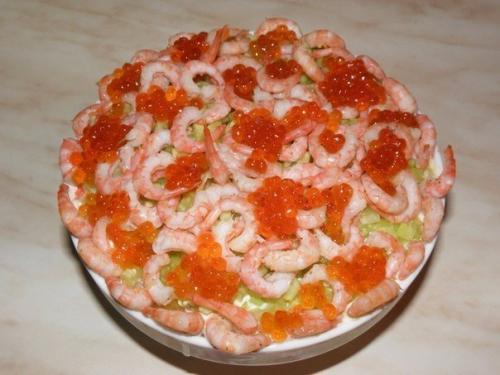 8 рецептов красивых салатов к новому году 2018.