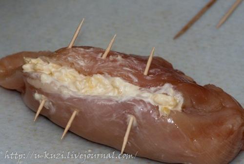 Фаршированные куриные грудки. 04