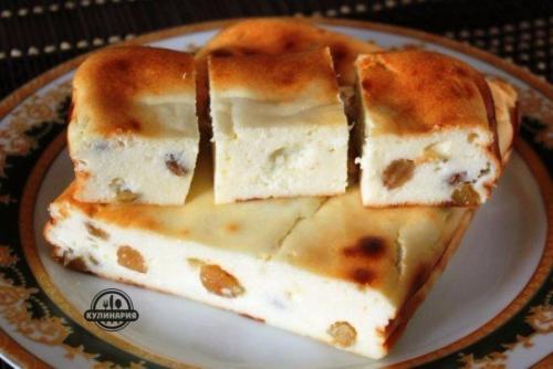 Фантастически вкусная творожная запеканка.