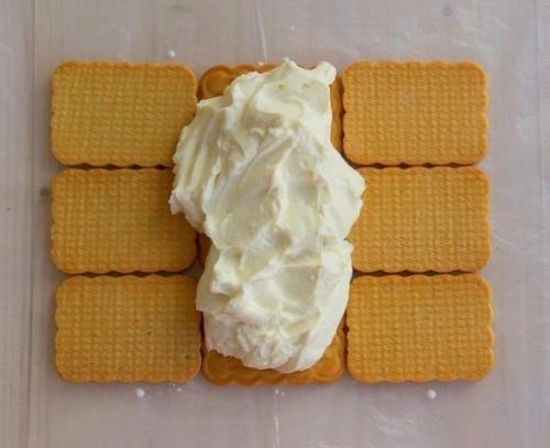 Десерт без выпечки Творожный Домик. 04