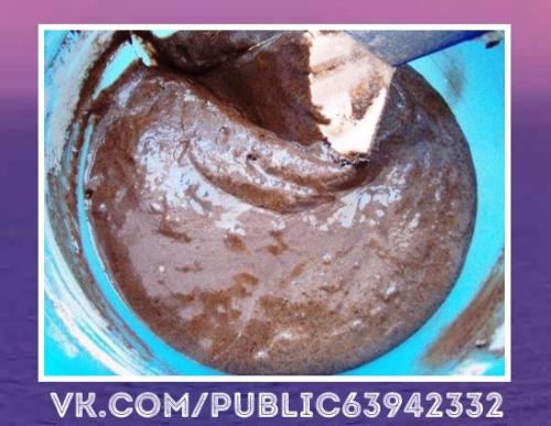 Настоящая вкуснятина.  Шоколадный пирог с творожными шариками! 03